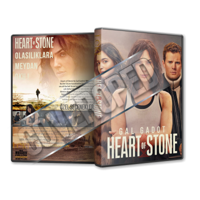 Heart of Stone - 2023 Türkçe Dvd Cover Tasarımı